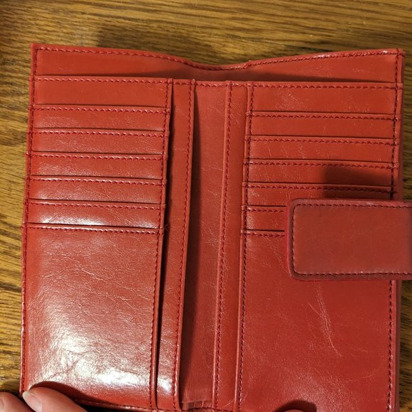 Red Leather Wallet (new) - Picture 5 of 5